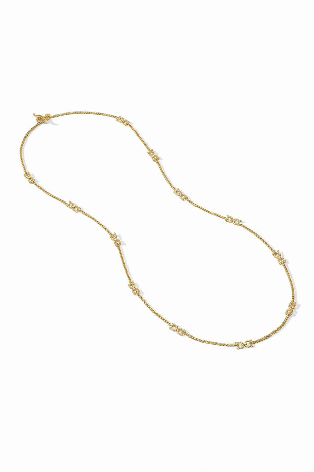 SARATOGA STATION NECKALCE- GLD