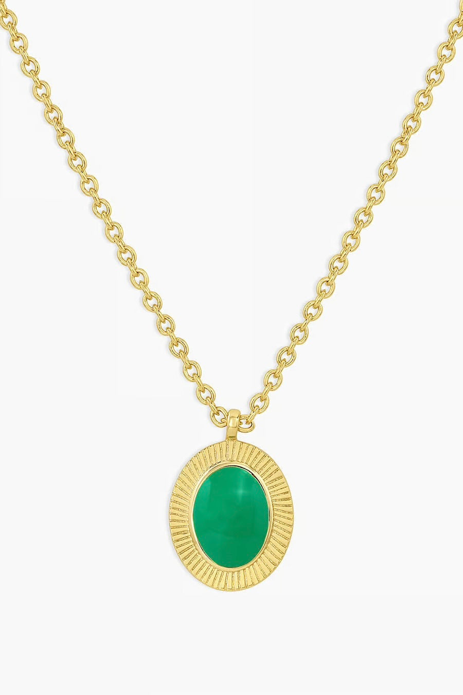 KELLY PENDANT NECKLACE- GLD