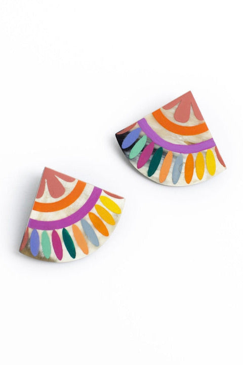 RAINBOW TILE EARRINGS