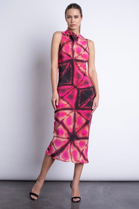 BROOKE PRINT MIDI DRESS