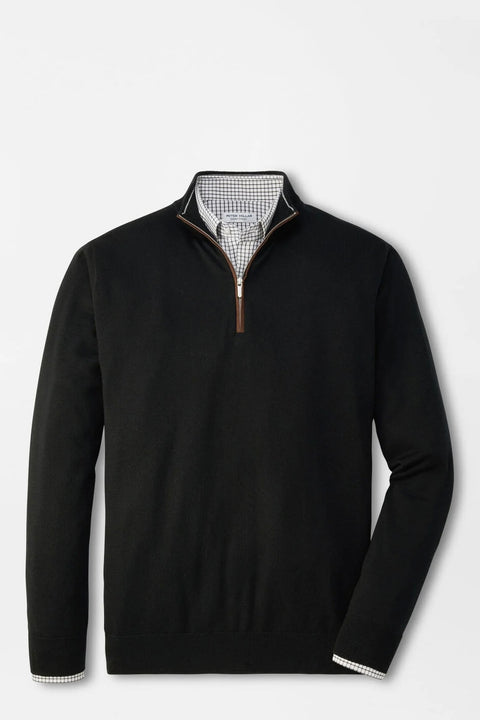 AUTUMN CREST SUEDE TRIM 1/4 ZIP