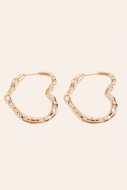 EROS HOOPS- GLD/CLEAR