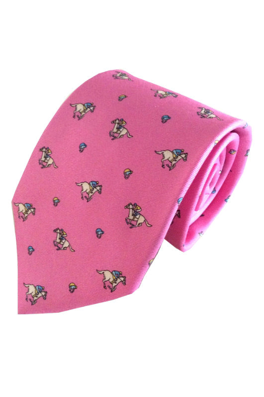 RIDING DERBY TIE- PINK