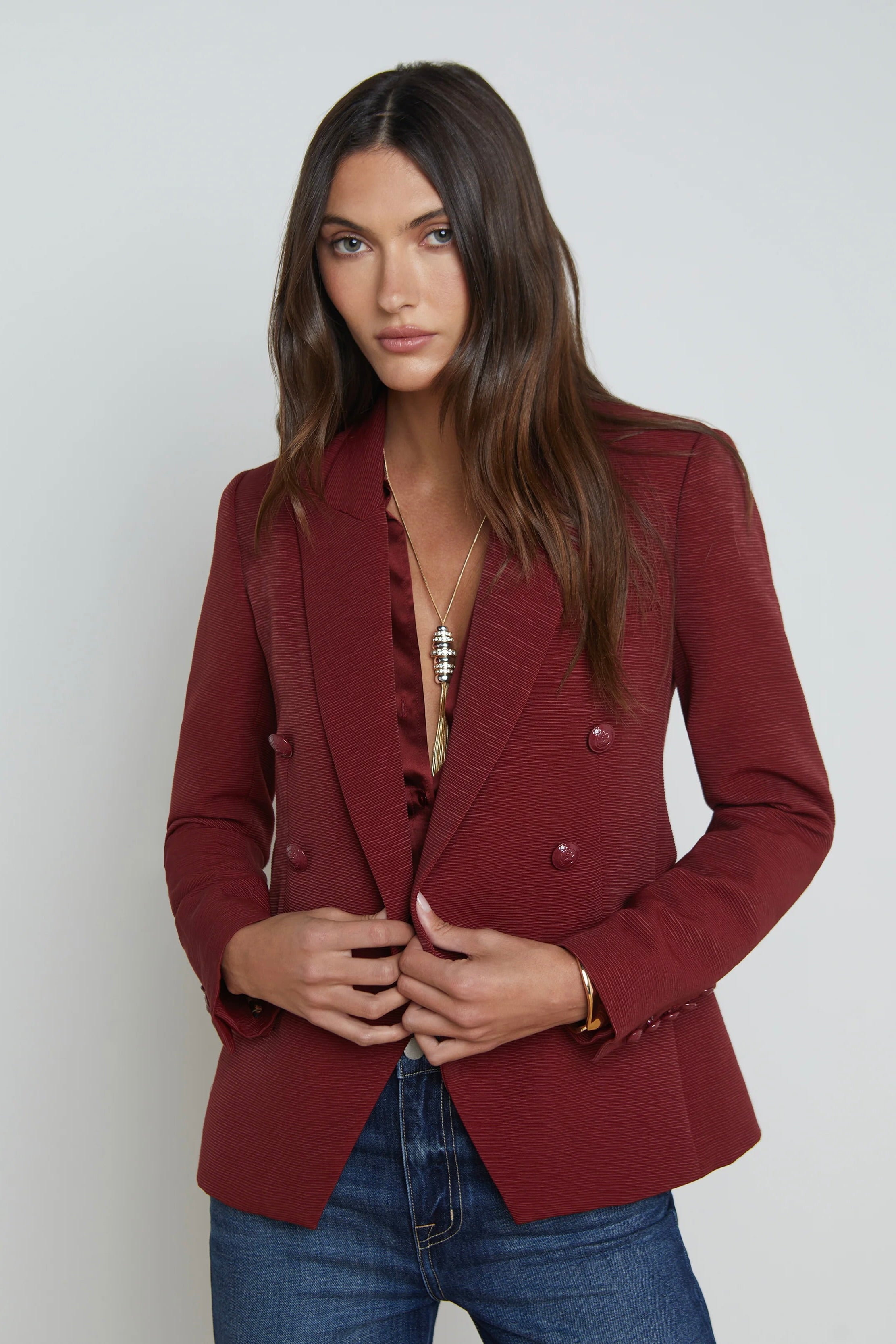 KENZIE DOUBLE BREASTED BLAZER