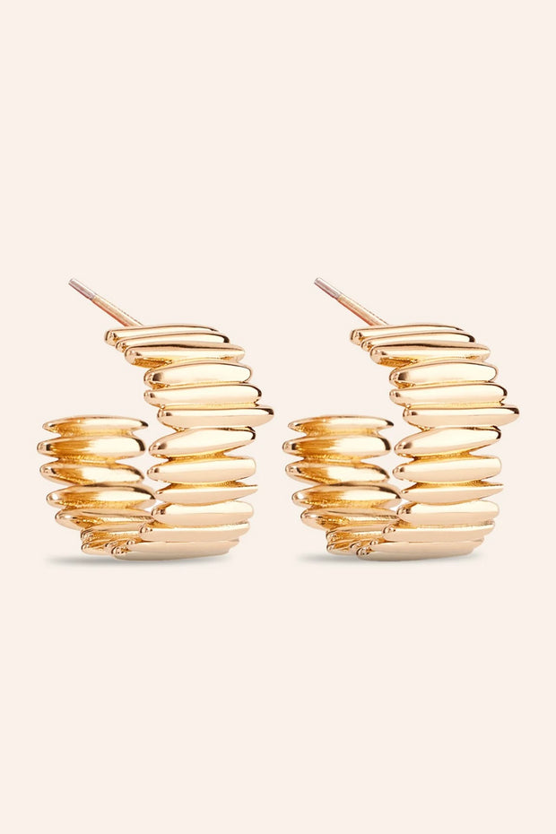 AZORA HOOPS- GLD