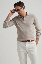 MARINER SEA ISLAND SWEATER POLO CHBR