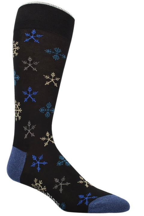 BLUE SNOWFLAKE SOCKS OS