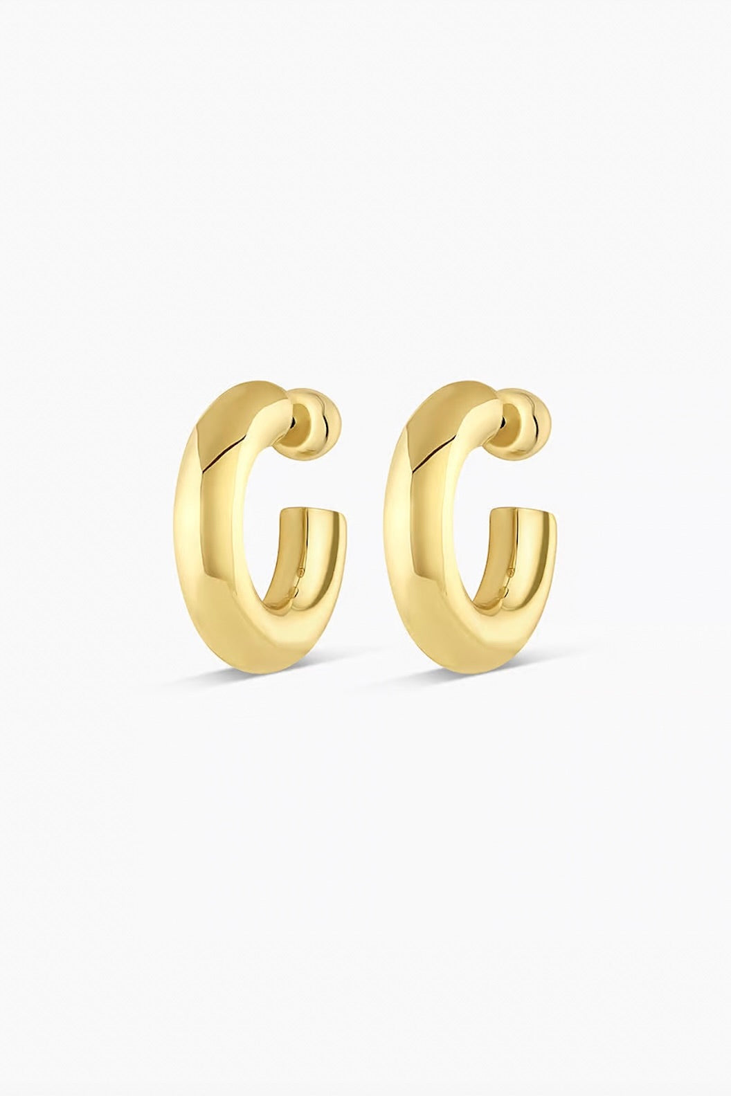 LOU STATEMENT SMALL HOOPS- GLD