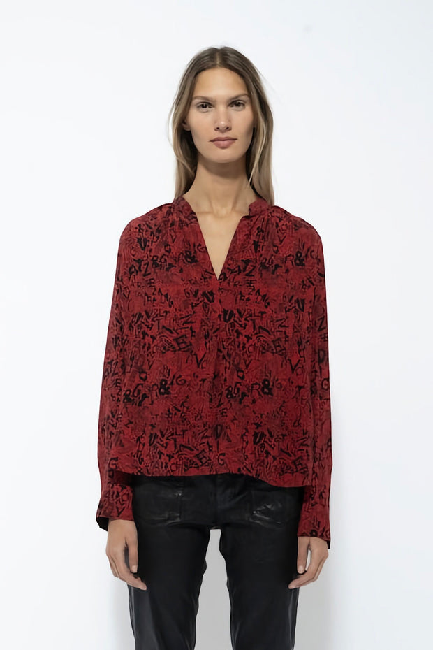 TINK SOFT WILD VOLTAIRE BLOUSE