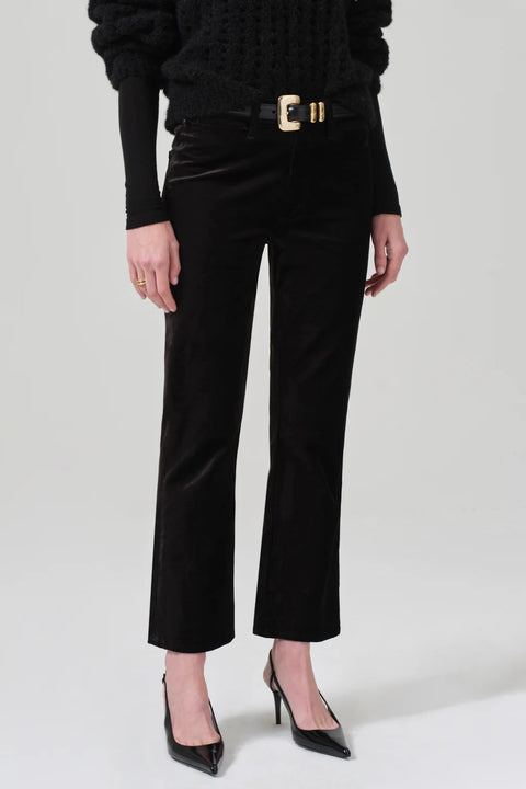 ISOLA CROPPED VELVET TROUSER (2126-1184)