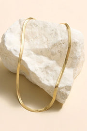 HERRINGBONE NECKLACE GOLD