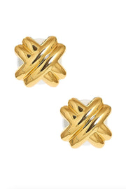 ASCHER STUD EARRINGS- GLD