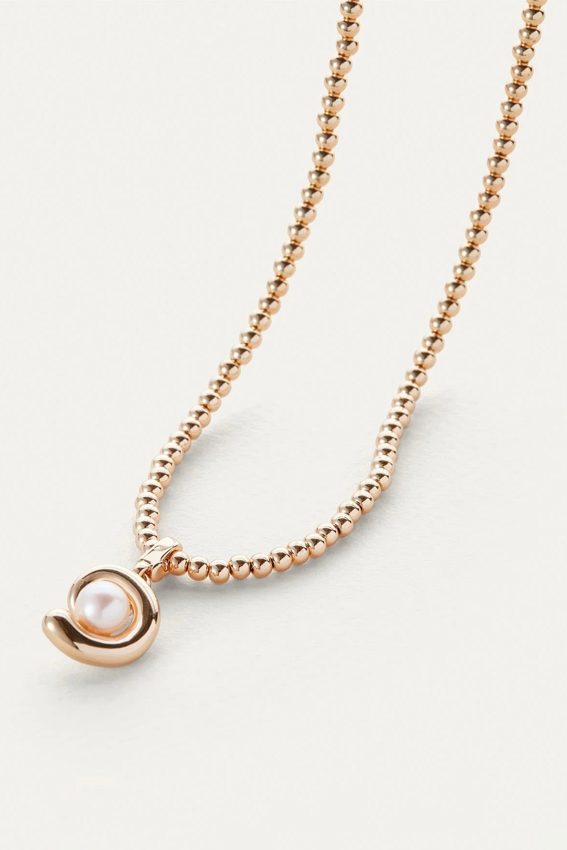 DAPHNE NECKLACE- GLD/PEARL