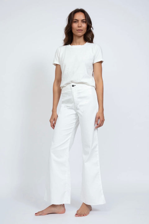 CROPPED BRIGHTON TWILL PANT