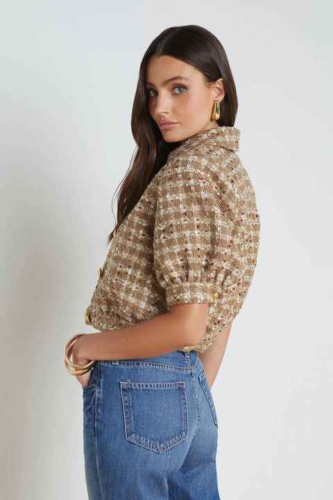 COVE CROP SHORT SLV JACKET