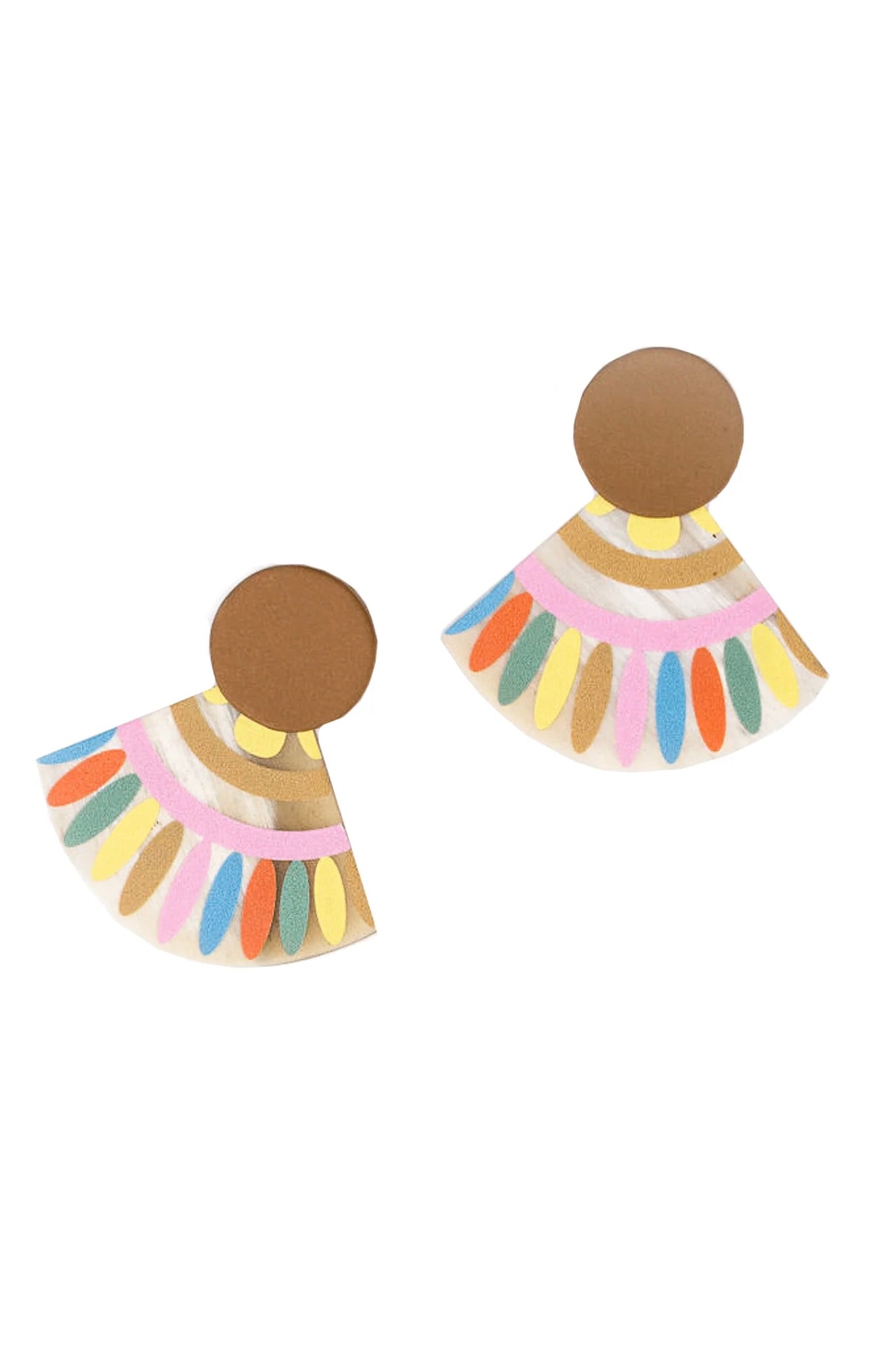 SPANISH SUNSET TILE EARRINGS