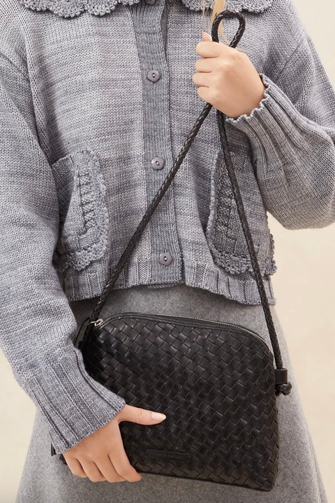 MALLORY WOVEN CROSSBODY