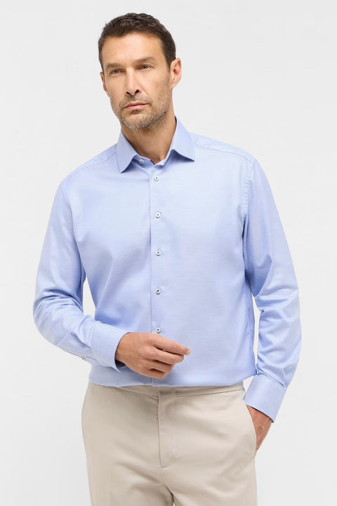 STRUCTURED TWILL MODERN FIT CUTAWAY COLLAR (1187-X68V)