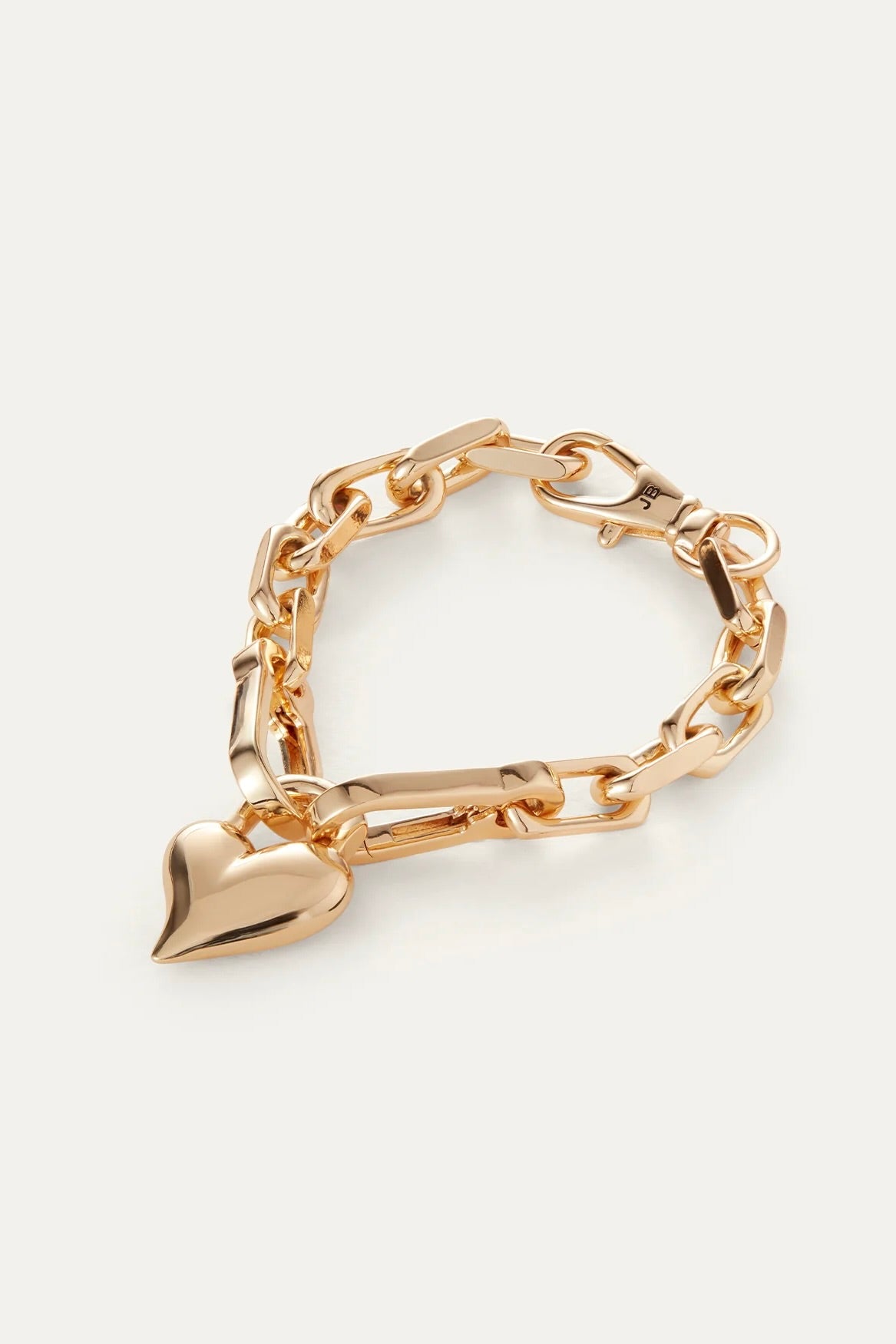 PADLOCK HEART CHAIN BRACELET