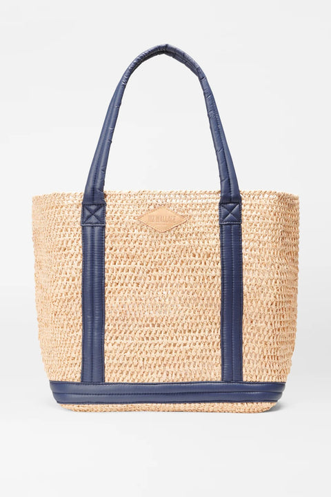 MEDIUM RAFFIA TOTE