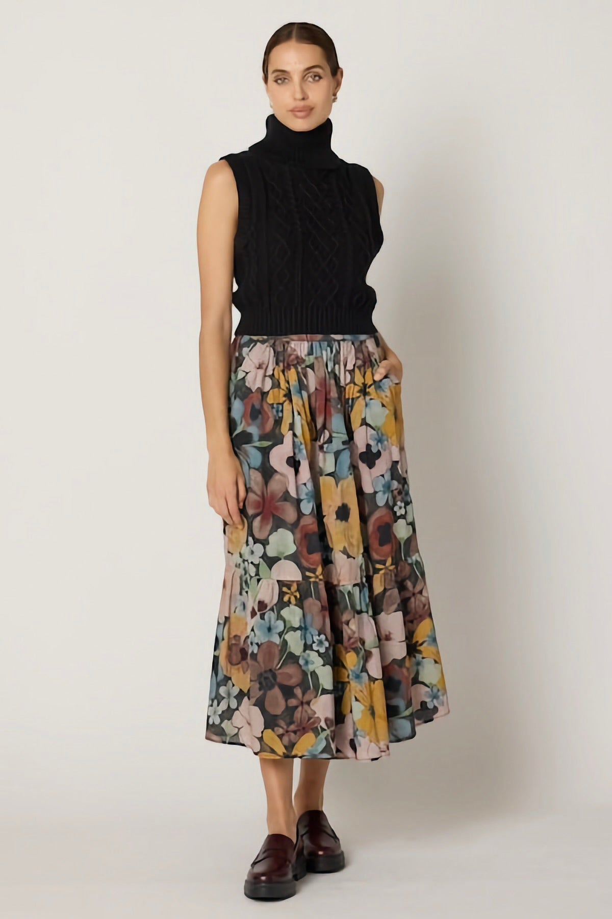 CHARLENE ANKLE SKIRT