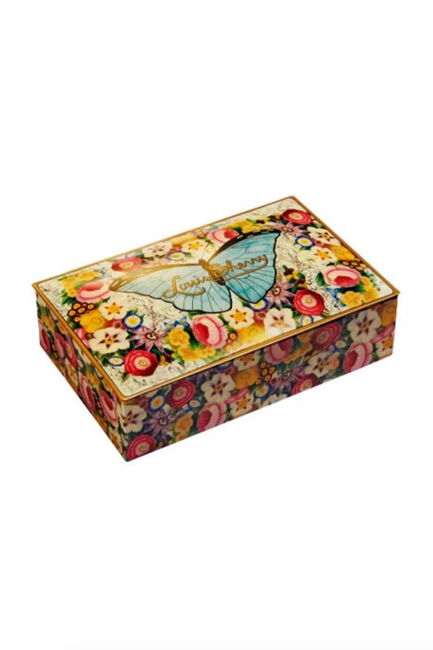 JOHN DERIAN BUTTERFLY CHOCOLATE TIN