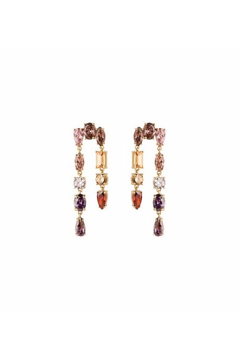 TOMPKINS EARRINGS PINK MULTI