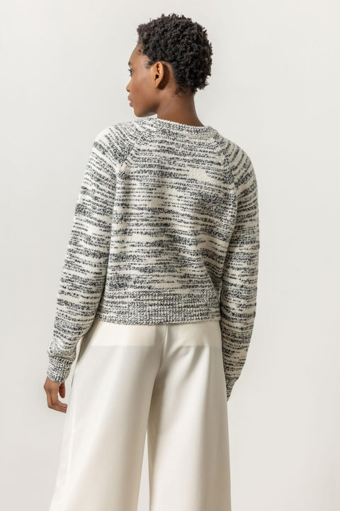 RIBBED NECK RAGLAN SWEATER (PA2747)