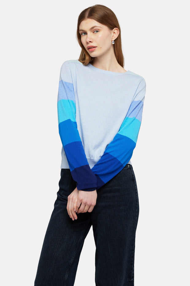 RAINBOW RAGLAN CREW