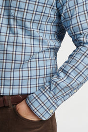 NELSON CROWN FLANNEL STRETCH SPORT SHIRT