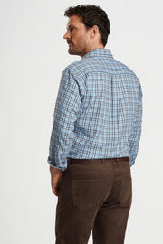 NELSON CROWN FLANNEL STRETCH SPORT SHIRT