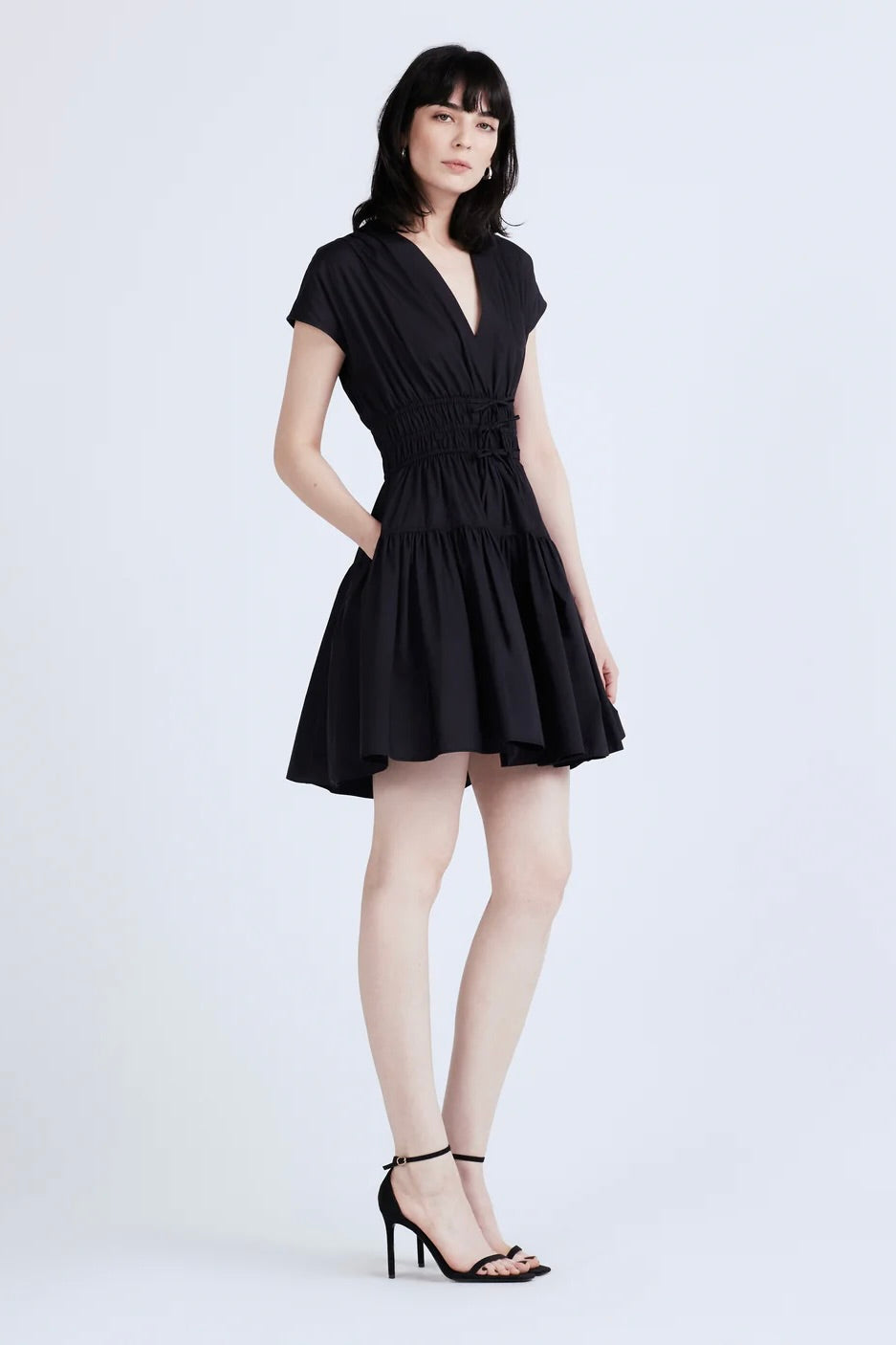 TORA V-NECK DRESS