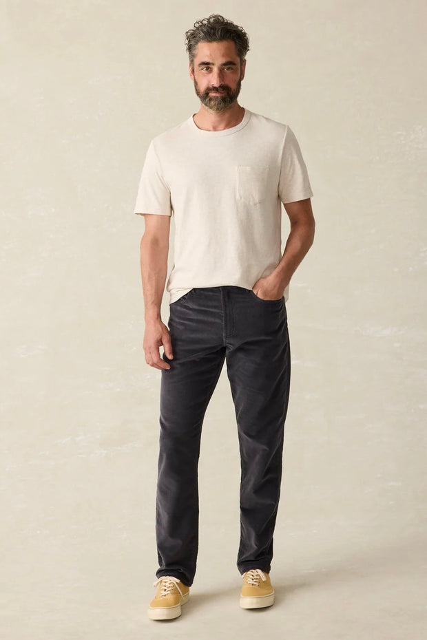 STRETCH TERRY CORDUROY 5POCKET PANT