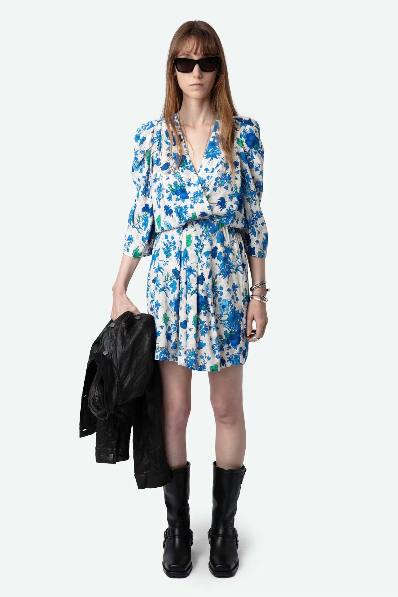 RUZ CREPE GARDEN FLOWERS DRESS