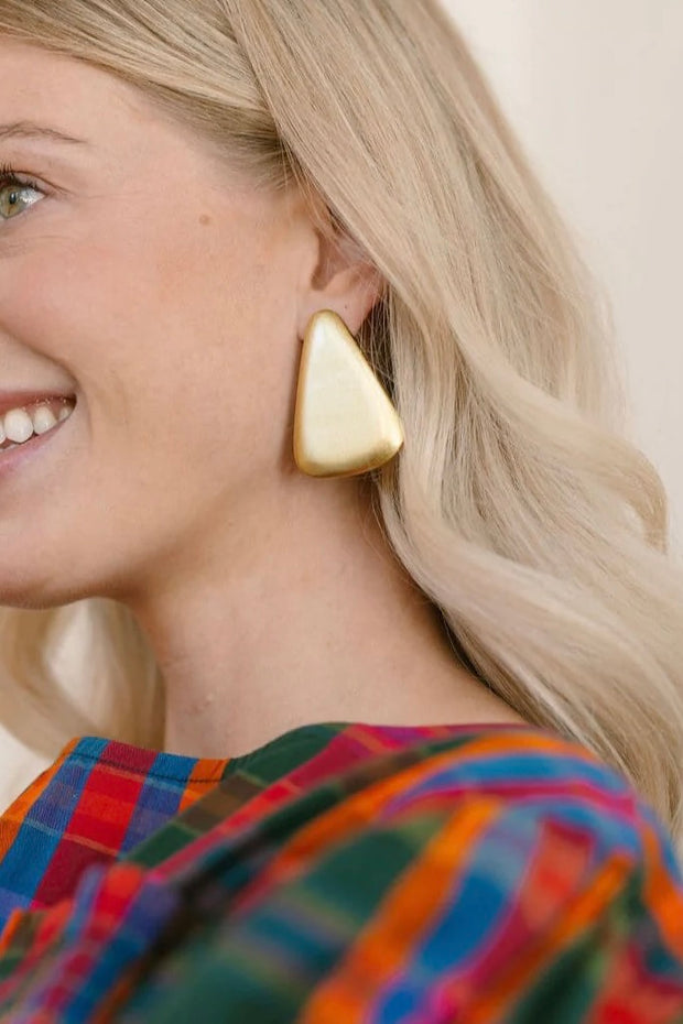 GOLD ATOLE EARRINGS