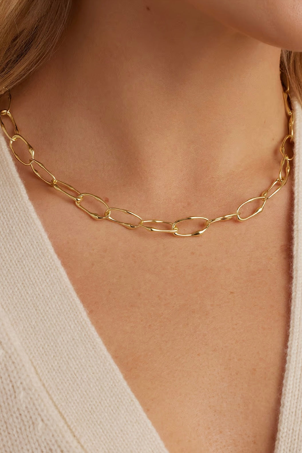 JAGGER NECKLACE- GLD