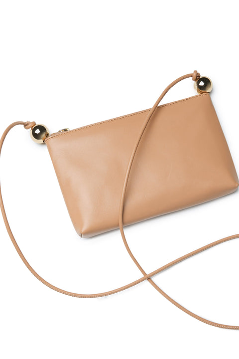 YASMINE FLAT CLUTCH DUNE