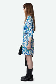 RUZ CREPE GARDEN FLOWERS DRESS