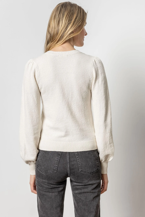 FULL SLV V-NECK SWEATER (PA2675)