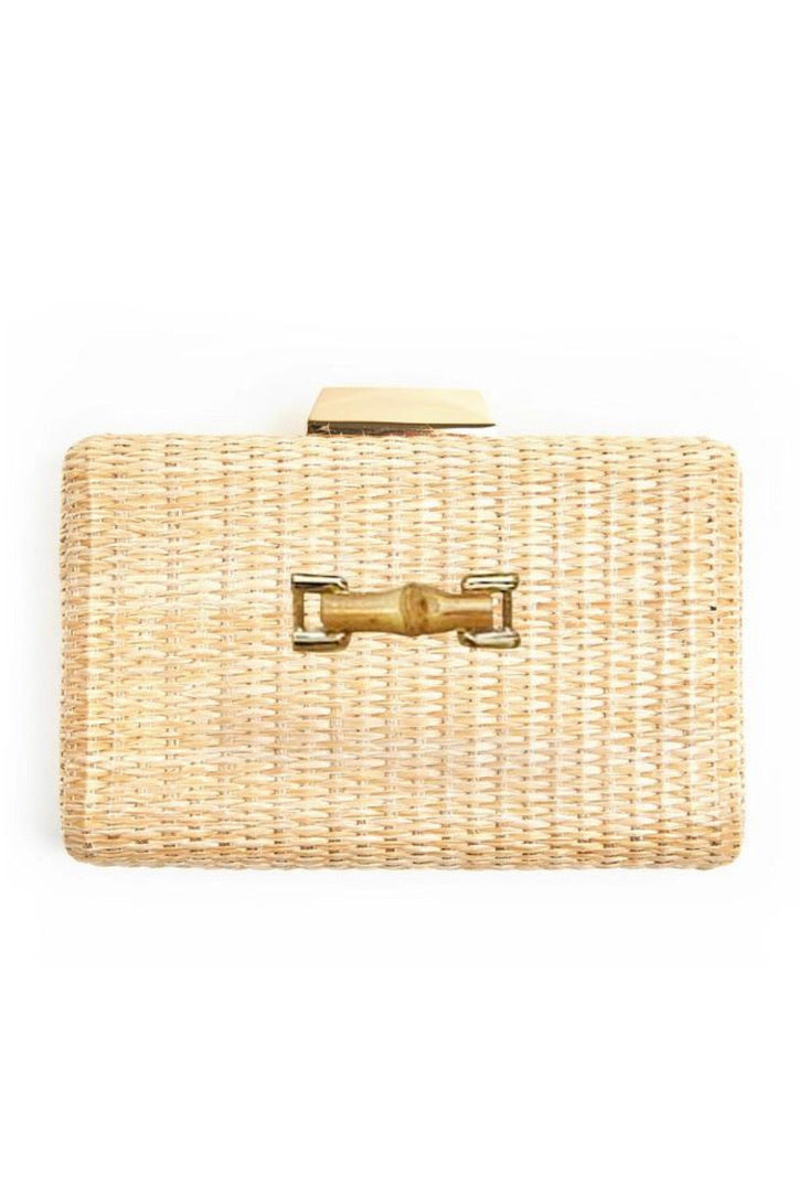 MIMI STRAW CLUTCH