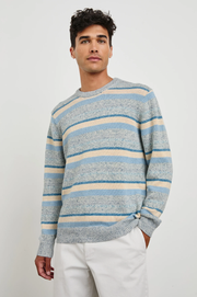 OLSEN LS CREWNECK BLU