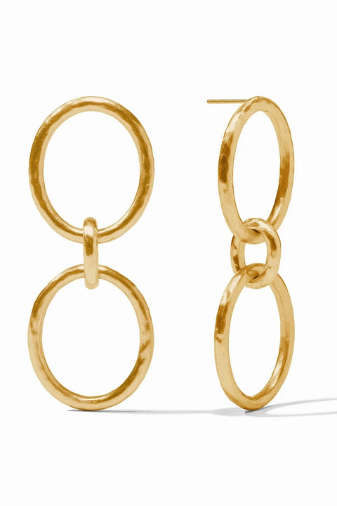 CATALINA DUO LINK EARRING- GLD