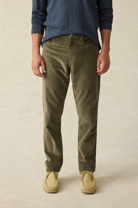 STRETCH TERRY CORDUROY 5POCKET PANT