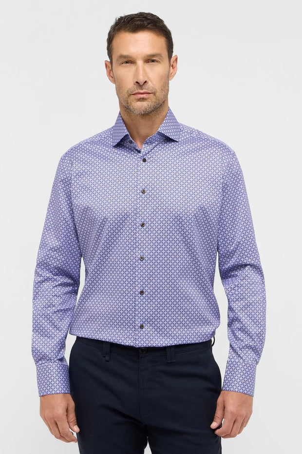 PRINTED TWILL MODERN FIT CUTAWAY COLLAR (2369-X682)