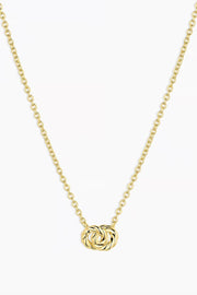 CREW INTERLOCKING NECKLACE- GOLD