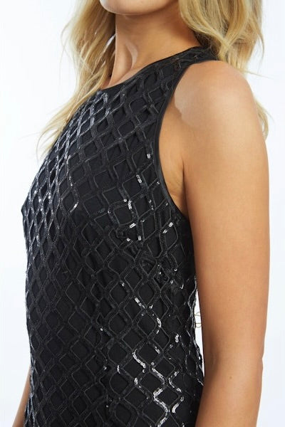 JOVANA SEQUIN DRESS