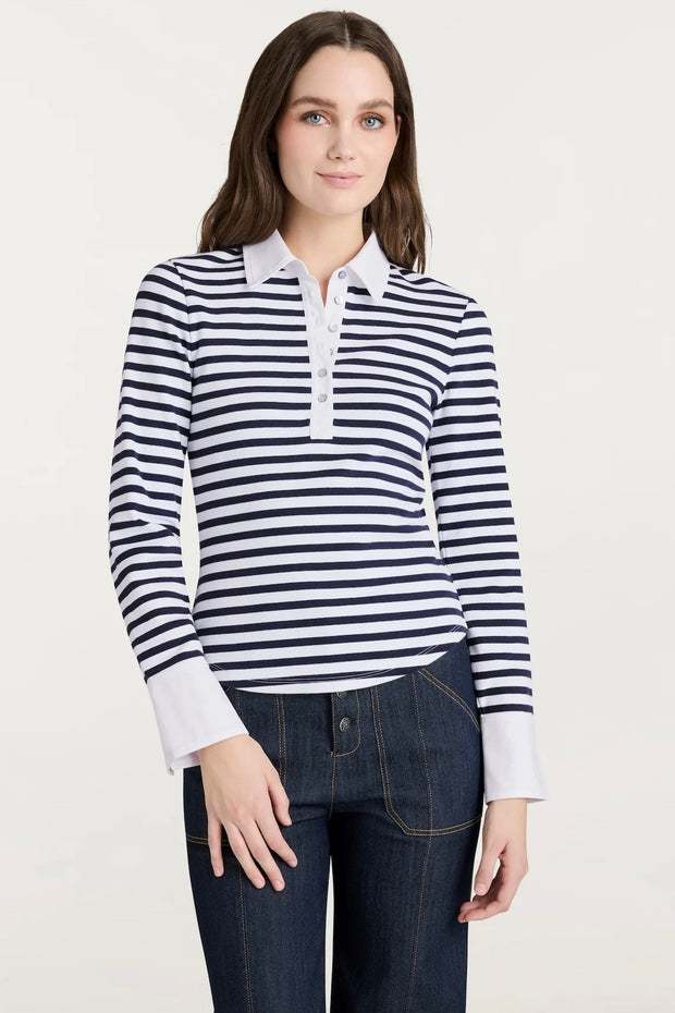 STRIPED JADEN TOP