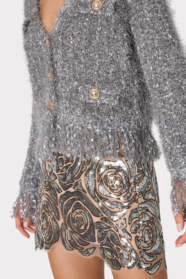 KRISTINA ROSE SEQUINS SKIRT