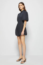 CLEO BALLOON PINTUCK MINI DRESS