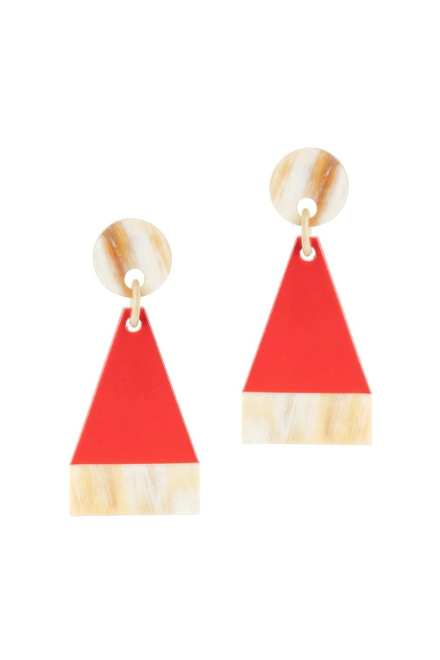 SANTA DANGLE EARRINGS